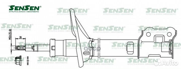 Амортизатор 42130225 Sensen