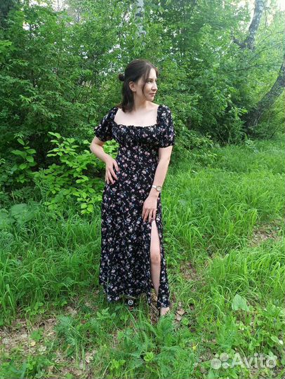 Платье крестьянка