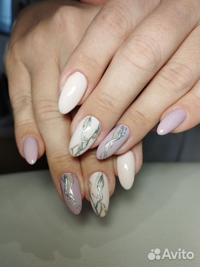 Маникюр с покрытием гель лак