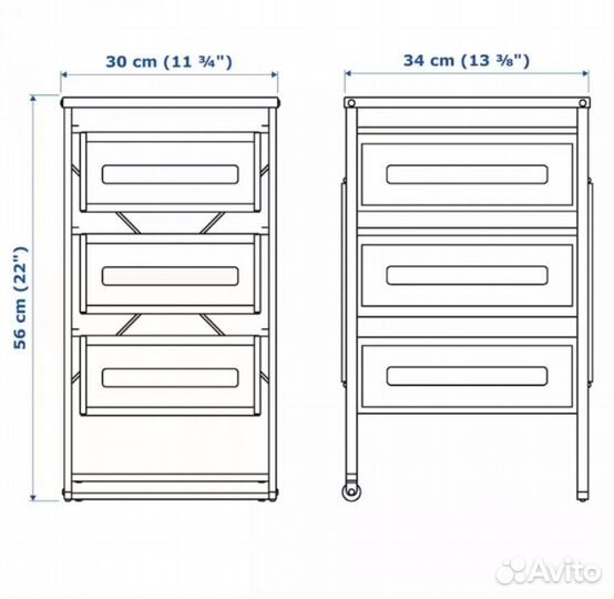 Тумба IKEA леннарт