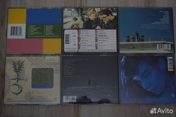 CD диски фирменные Blur, ColdPlay, REM и т.д