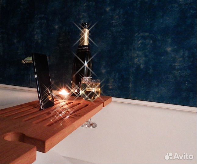 Полочка-столик на ванну