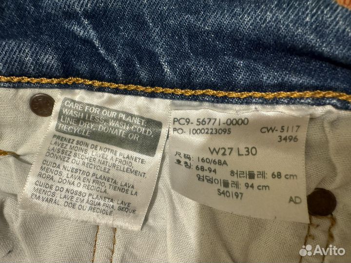 Женские джинсы Levis 501 w27/32