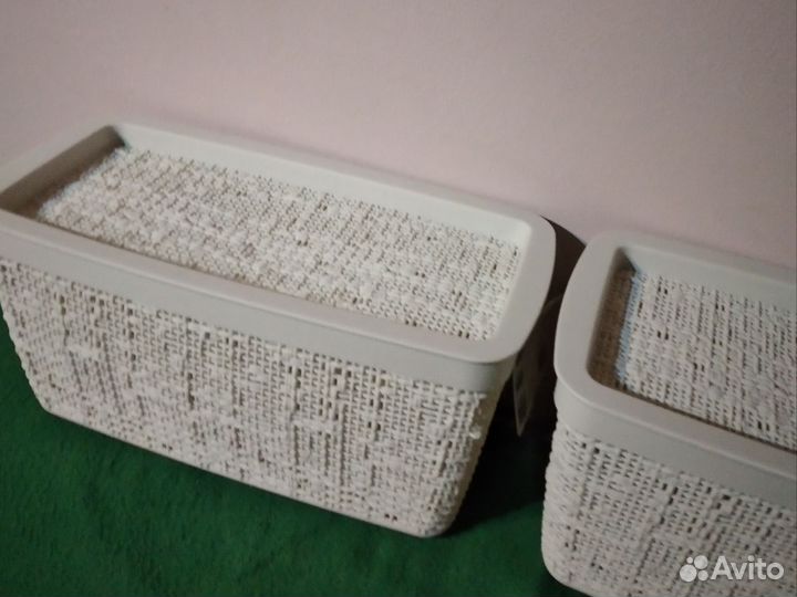 Коробка с крышкой Бязь 4л, новая