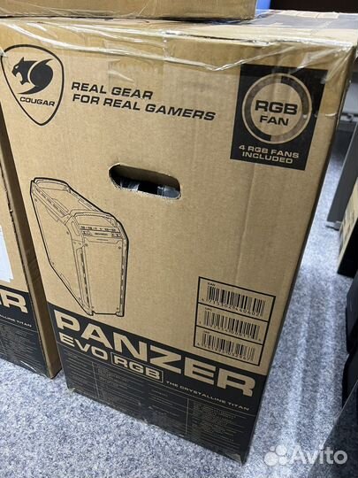 Cougar Panzer EVO RGB black new Гарантия X4 Fan
