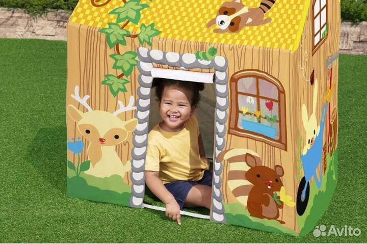 Домик для игр Bestway жёлтый