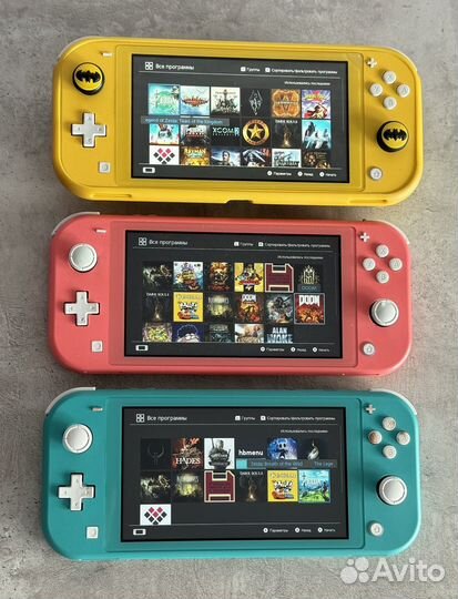 Nintendo switch lite прошитые много игр