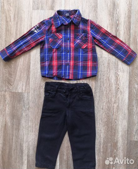 Рубашка и брюки на мальчика