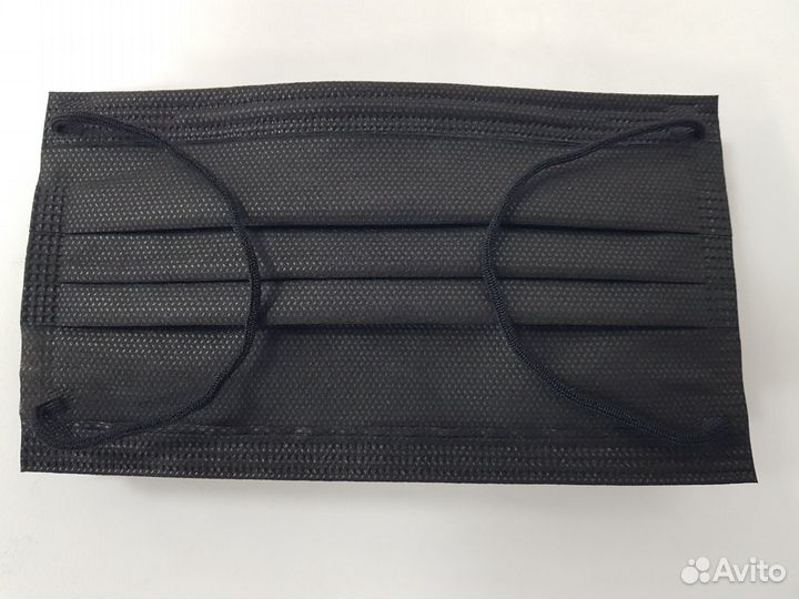 Одноразовые маски черные