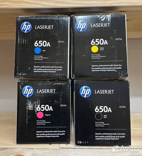 Картриджи HP CE272A CE273A CE270A CE271A