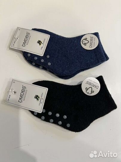 Носочки детские теплые новые на 1-2 года