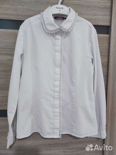 Блузка для девочки школьная 134