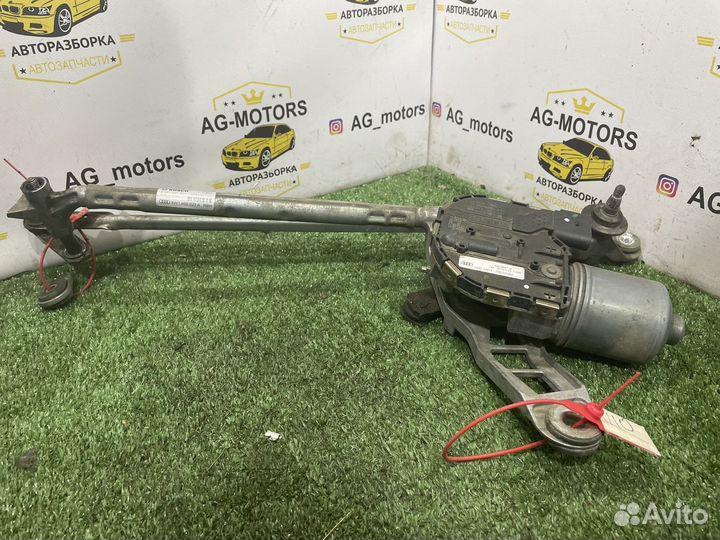 Трапеция стеклоочистителей в сборе с мотором A4B9