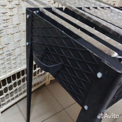 Мангал с печью под казан