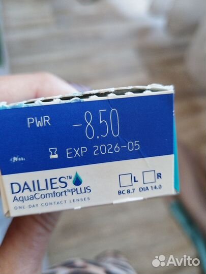 Линзы контактные однодневные alcon