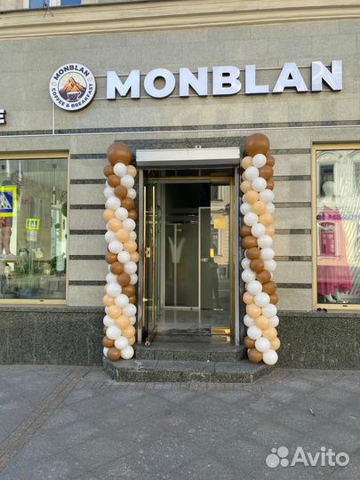 Арка Гирлянда на открытие из шаров