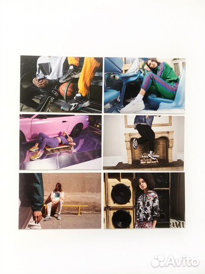 Открытки карточки Adidas