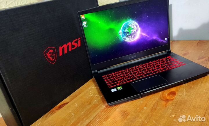 Ноутбук MSI RTX 2060, i5-9300H 4.1Ghz 512SSD, 8ram