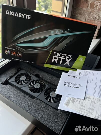 Видеокарта gigabyte nvidia GeForce RTX 3070 8gb