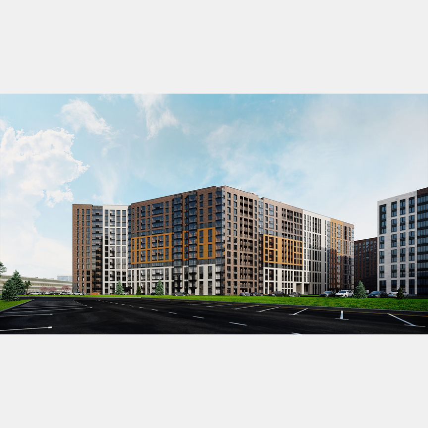 1-к. квартира, 61,5 м², 1/16 эт.