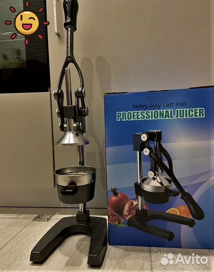 Пресс для гранат и цитрусовых. Чугун 7 кг. Новые