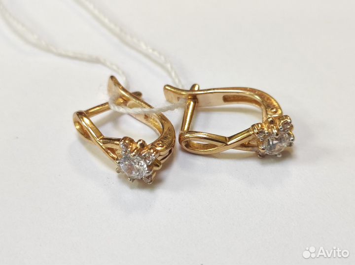 Золотые серьги