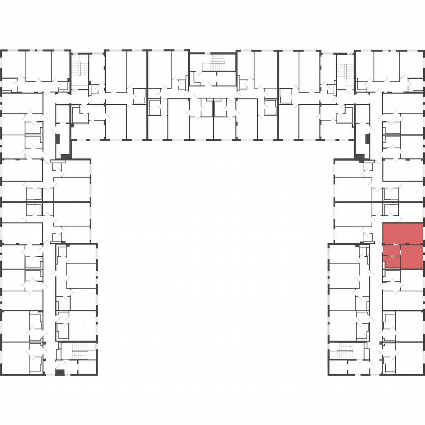 1-к. квартира, 40,9 м², 2/4 эт.