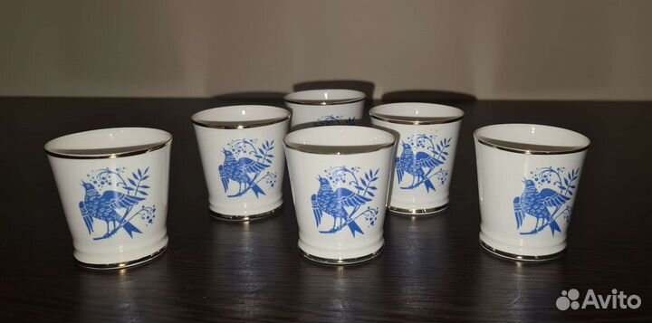 Набор стопок Птица Сирин СССР лфз