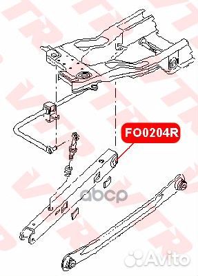 Сайлентблок рычага задней подвески FO0204R VTR