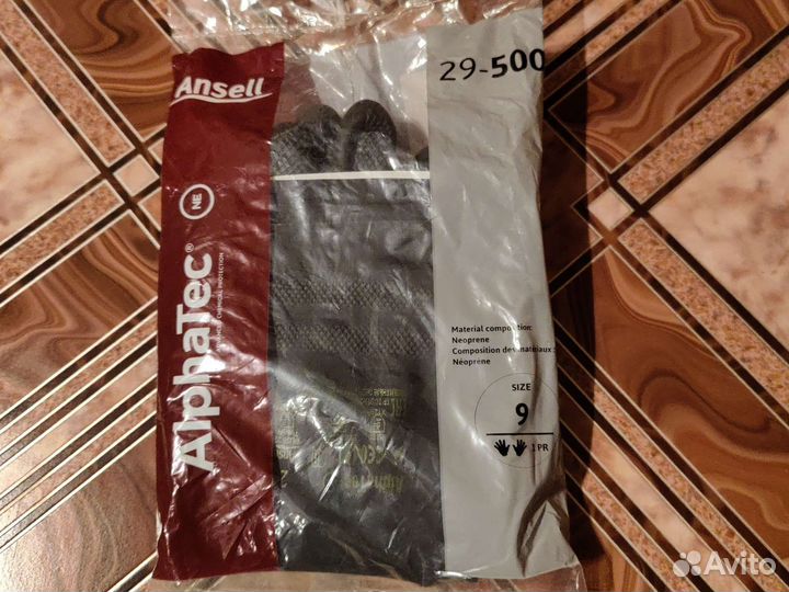 Перчатки резиновые