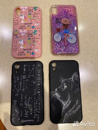 Продаю чехлы для XR, защитое стекло, кольцо