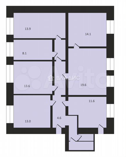 6-к. квартира, 112 м², 2/3 эт.