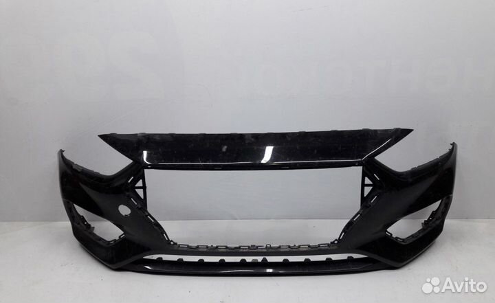 Передний бампер на hyundai solaris