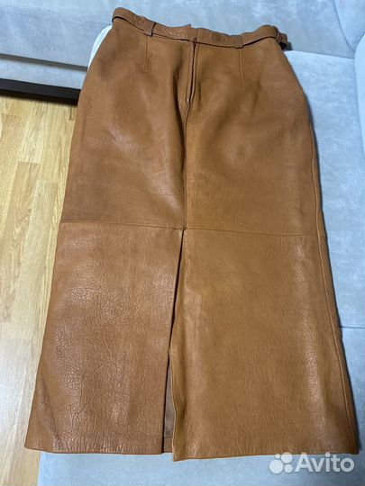 Юбка из натуральной кожи Винтаж