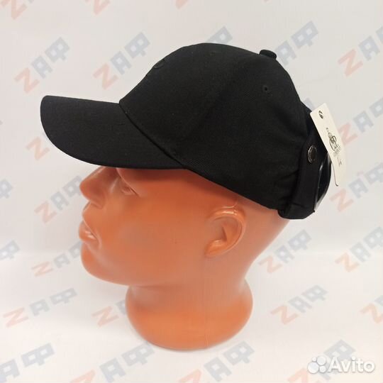 Кепка с очками CP Company 10977, чёрная C.P