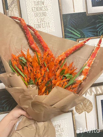 Букет из раков / съедобные букеты