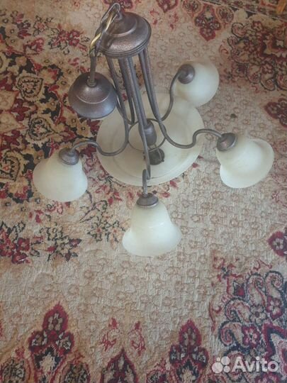 Люстра потолочная бу