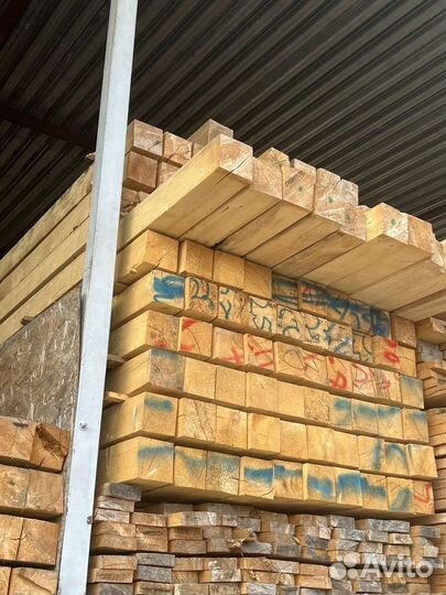 Брус обрезной 100x150