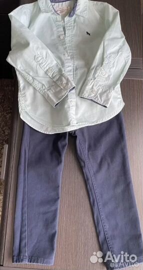 Комплект рубашка брюки 98-104 H&M