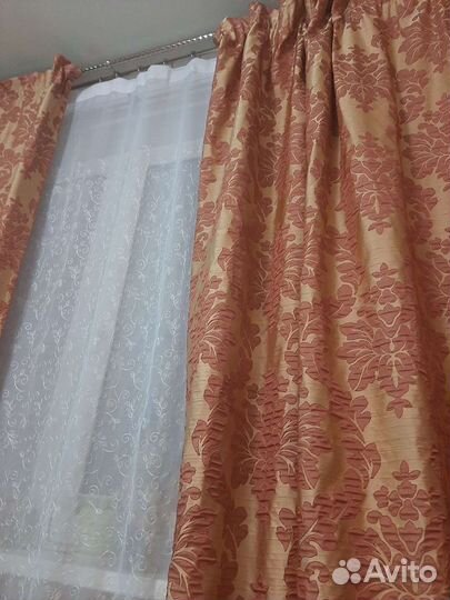 Шторы + тюль