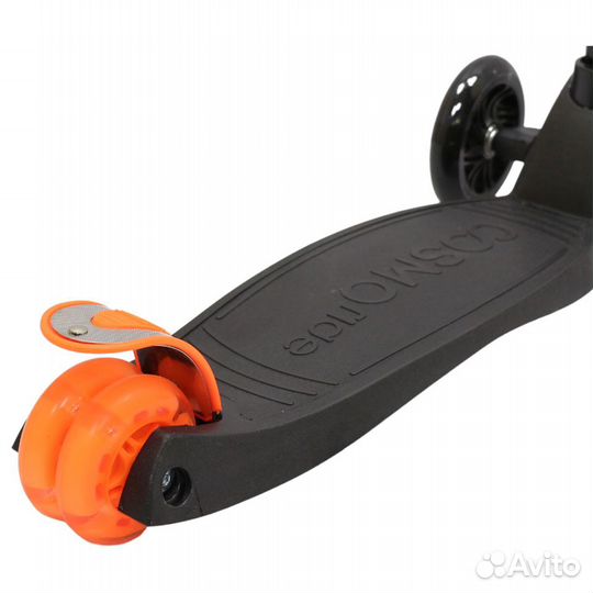Самокат 3-х колесный Cosmo ride - Черно-оранжевый