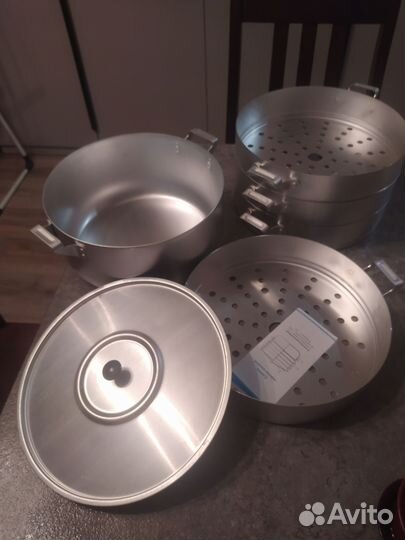 Манты-казан 4 сетки 6 листов