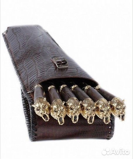 Набор подарочный шампура тигр