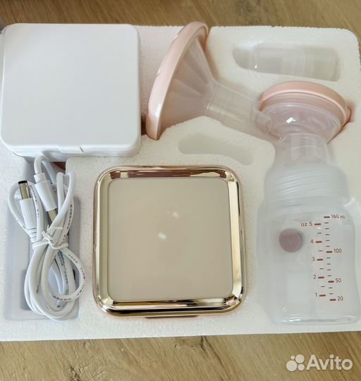 Молокоотсос электрический happy baby