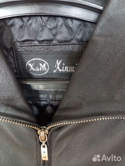 Кожаная куртка мужская 48-50