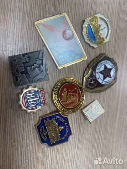 Набор 8 штук значки СССР
