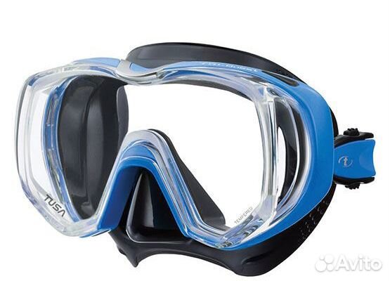 Маска для снорклинга с монолинзой Tri-quest Fd Bla