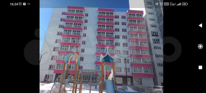 1-к. квартира, 38,9 м², 7/9 эт.