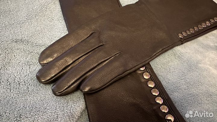 Перчатки женские кожаные Eleganzza