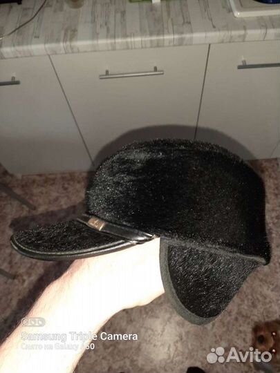 Меховая мужская кепка